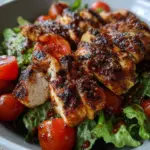 BBQ Hähnchen Salat