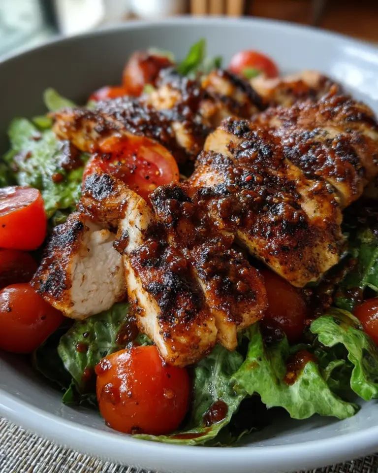 BBQ Hähnchen Salat