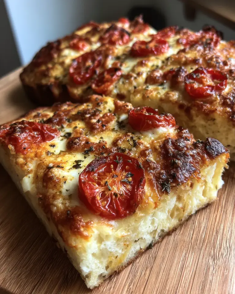 Baguettescheiben mit Tomaten & Mozzarella überbacken
