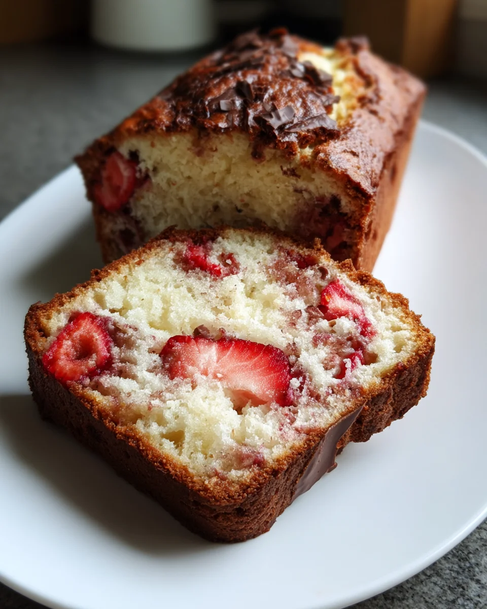 Erdbeer-Stracciatella-Bananen-Torte