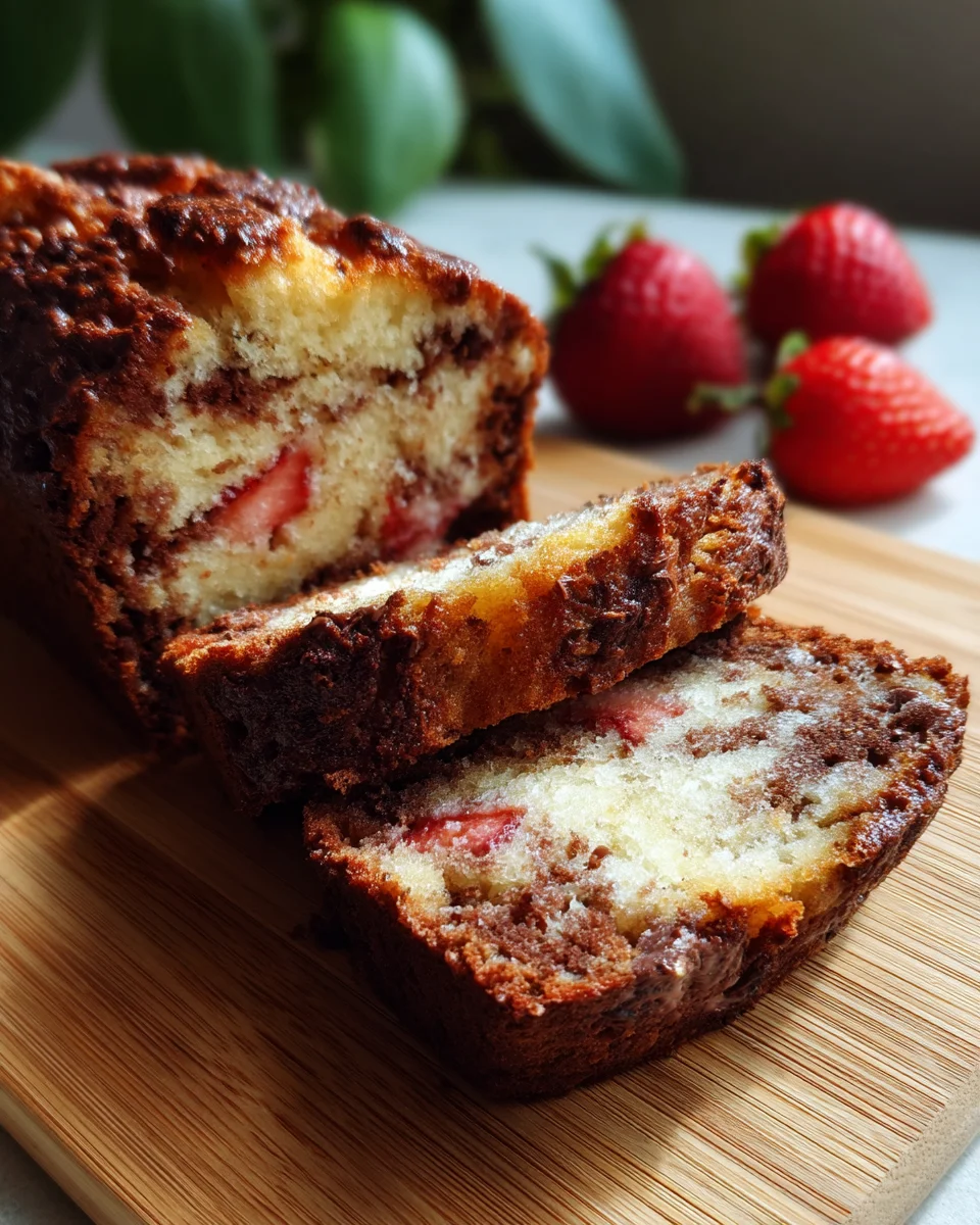 Erdbeer-Stracciatella-Bananen-Torte