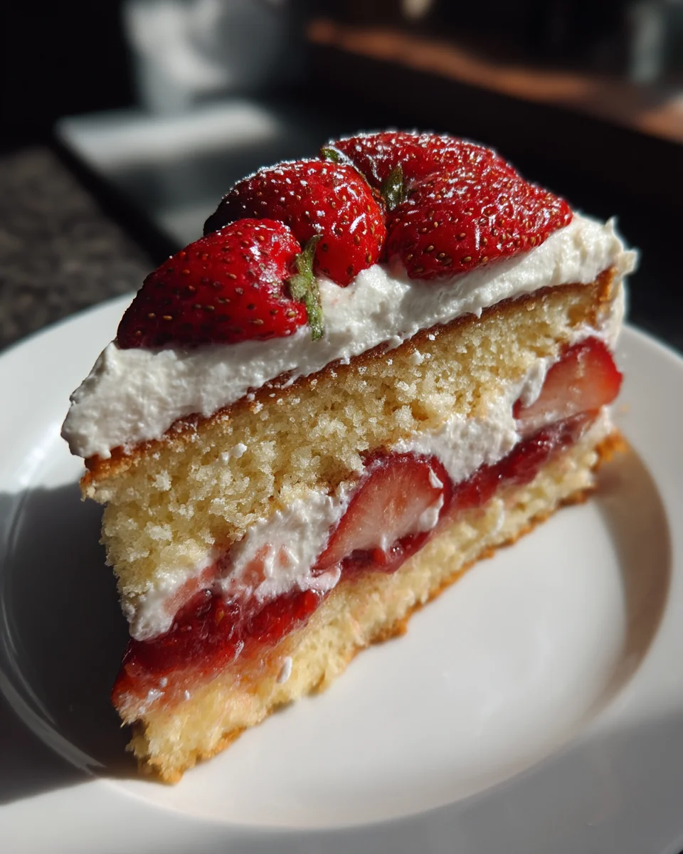 Erdbeerkuchen