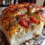 Fladenbrot mit Tomaten & Knoblauchbutter