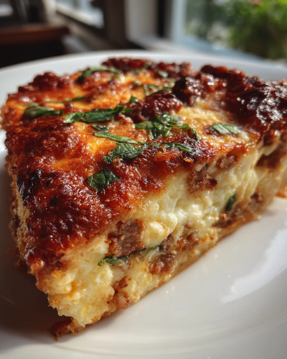 Fleischkäse-Lasagne