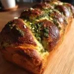 Franzbrötchen mit Bärlauchpesto