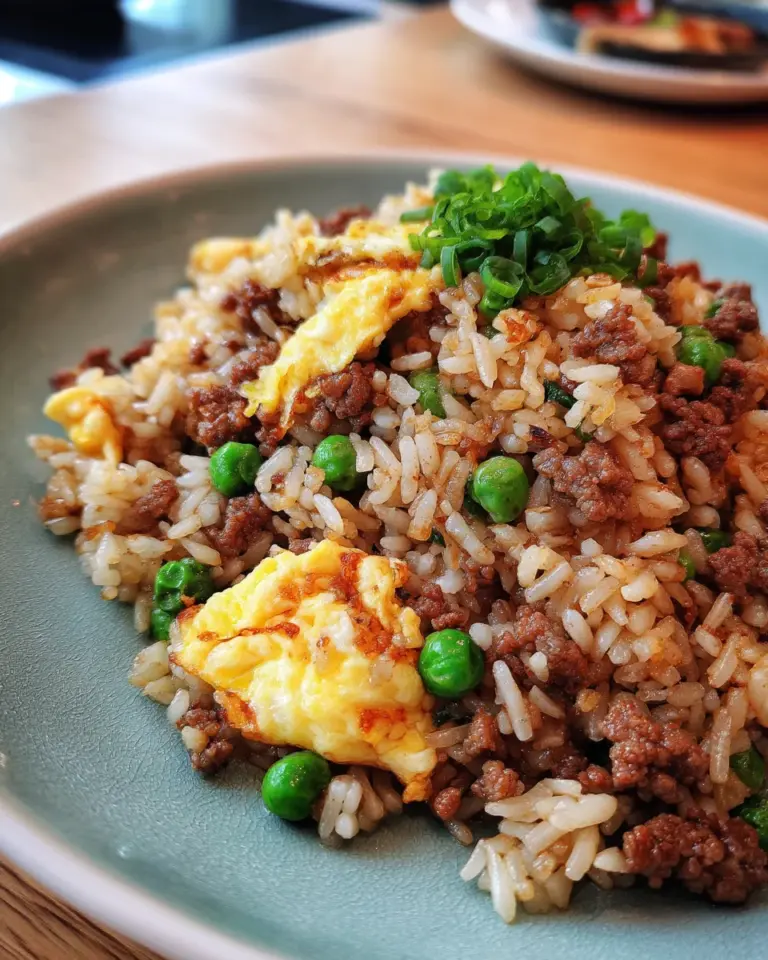 Fried Rice mit Ei & Hackfleisch