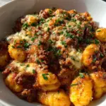 Gnocchiauflauf Bolognese