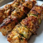 Hähnchenspieße aus der Heißluftfritteuse