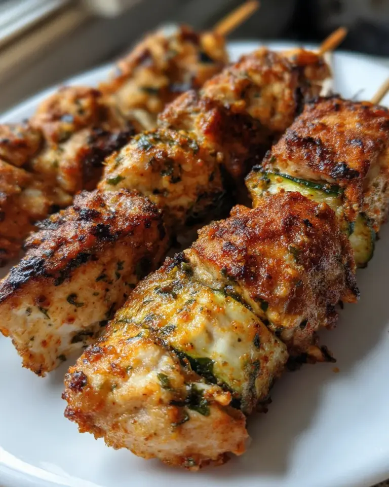 Hähnchenspieße aus der Heißluftfritteuse