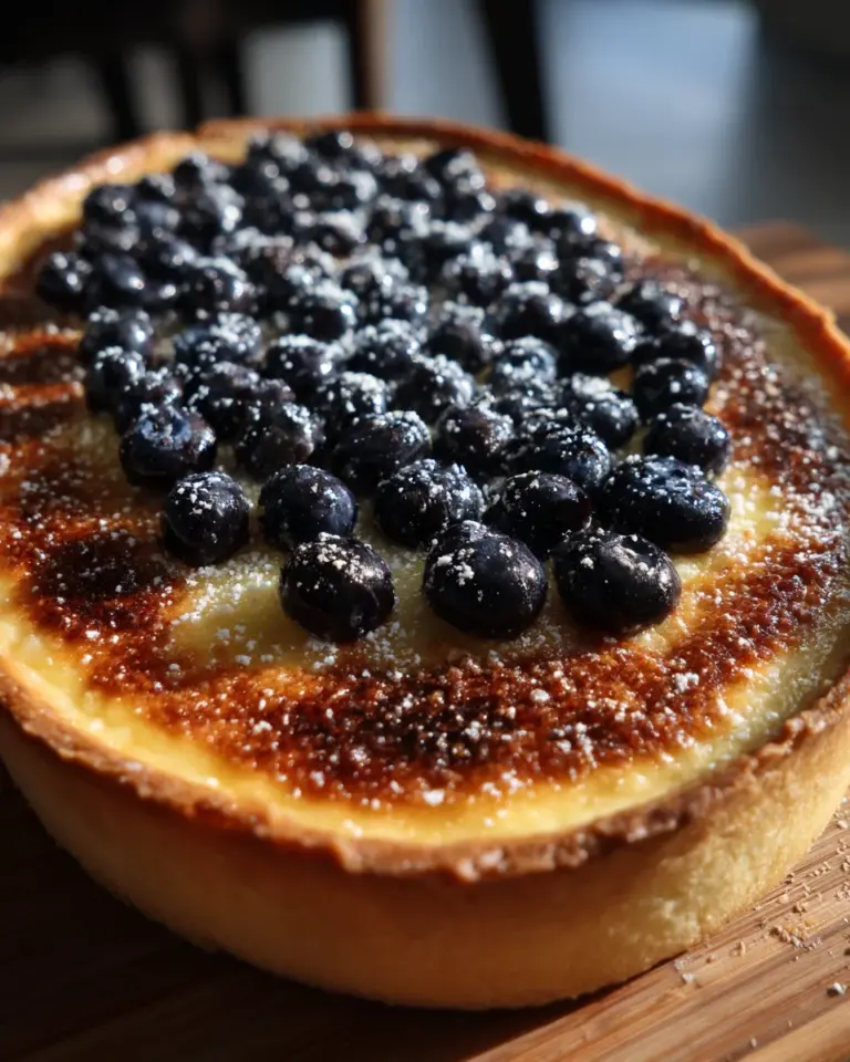 Heidelbeer-Tarte mit knusprigen Streuseln