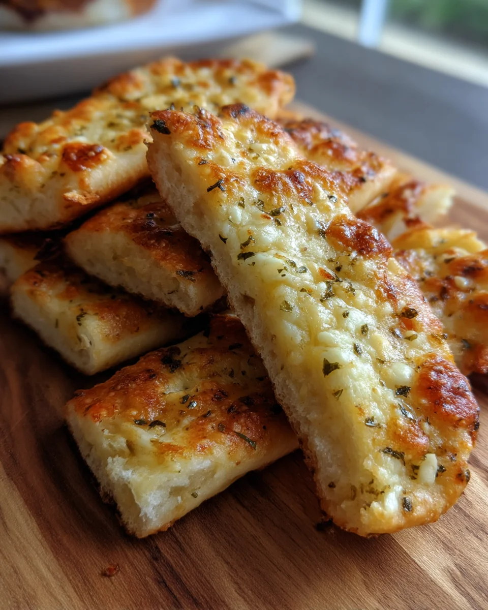 Knoblauch-Käsestangen
