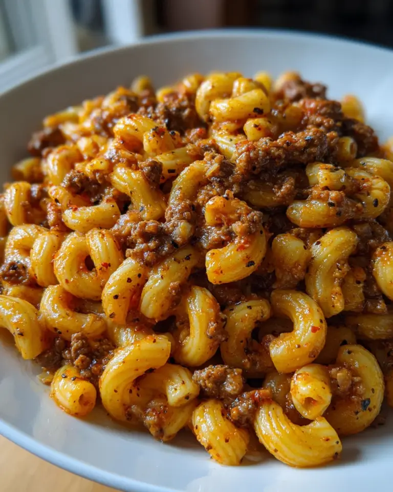 Makkaroni mit Hackfleischsauce