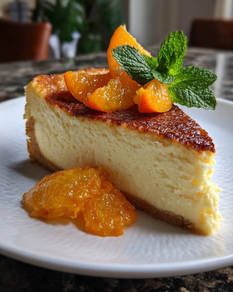 Orangen-Käsekuchen
