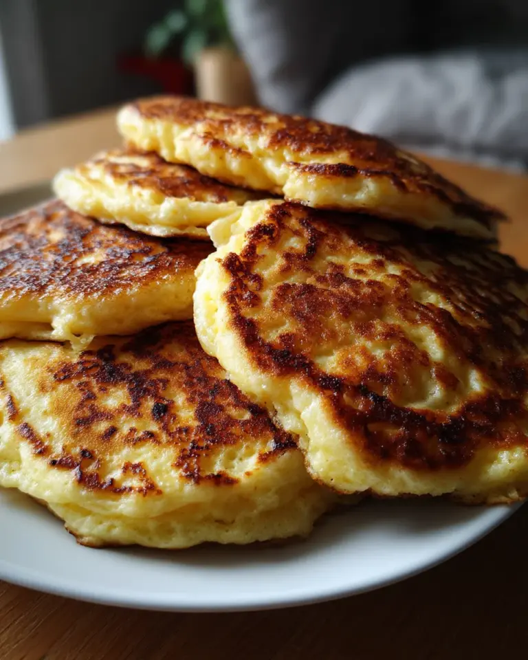 Quark-Pfannkuchen ohne Mehl