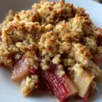 Rhabarber Crumble Rezept