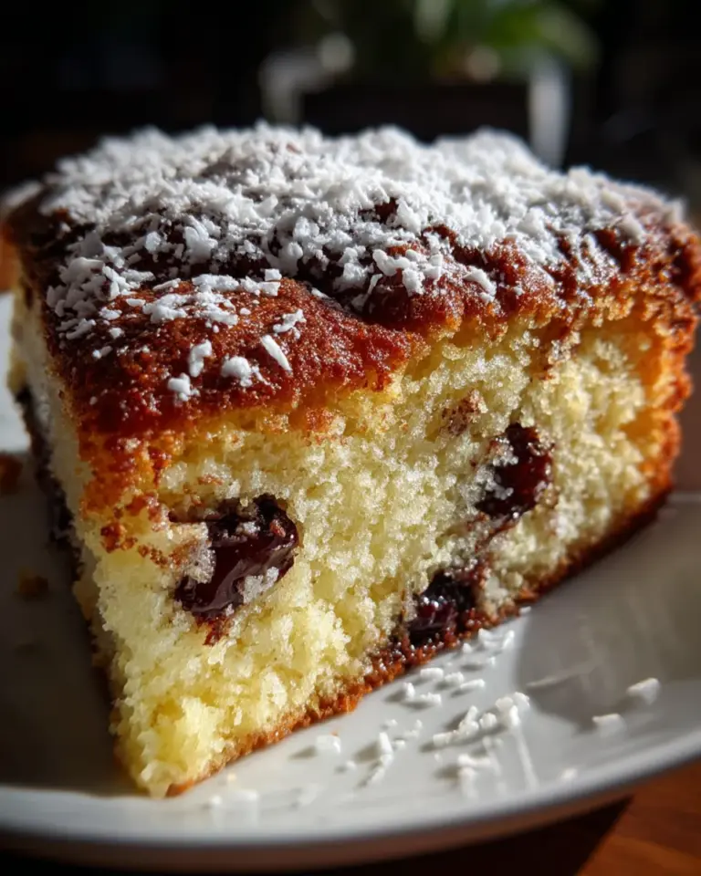 Saftiger Kirsch-Blechkuchen mit Stracciatella-Creme