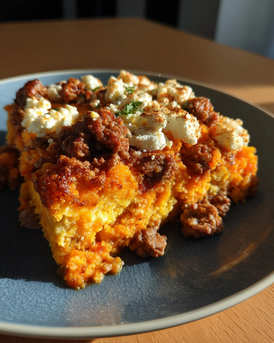 Süßkartoffel-Hackfleisch-Auflauf