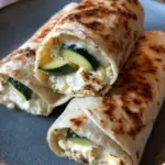 Tortilla-Rollen mit Feta