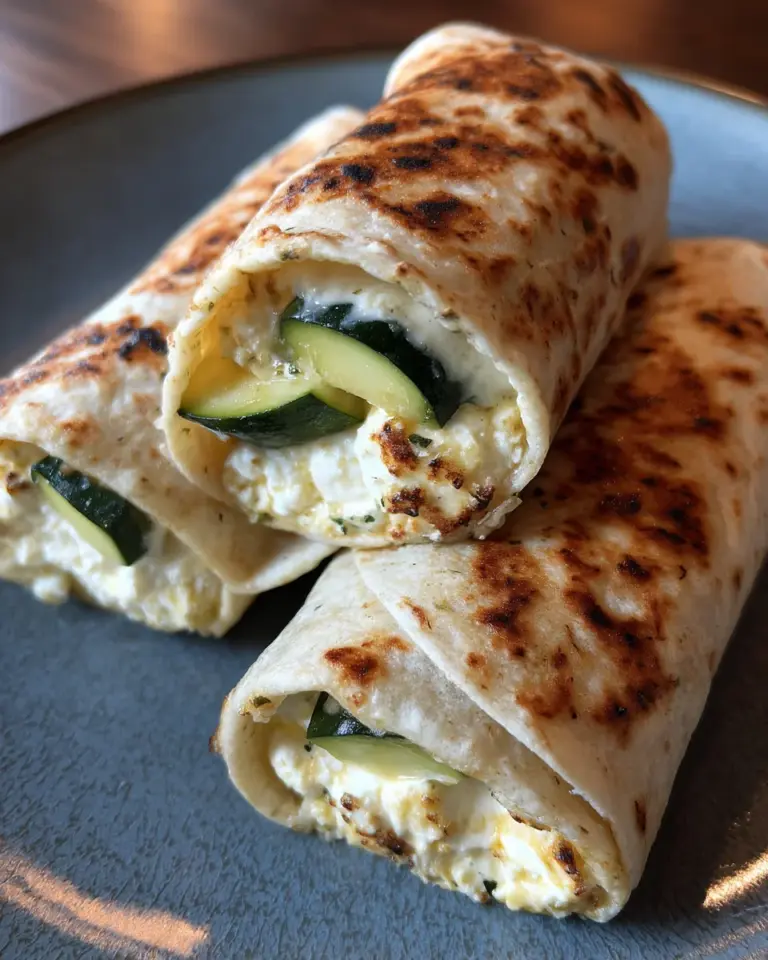 Tortilla-Rollen mit Feta