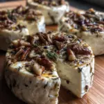 Überbackener Feta mit Honig, Thymian und Nüssen
