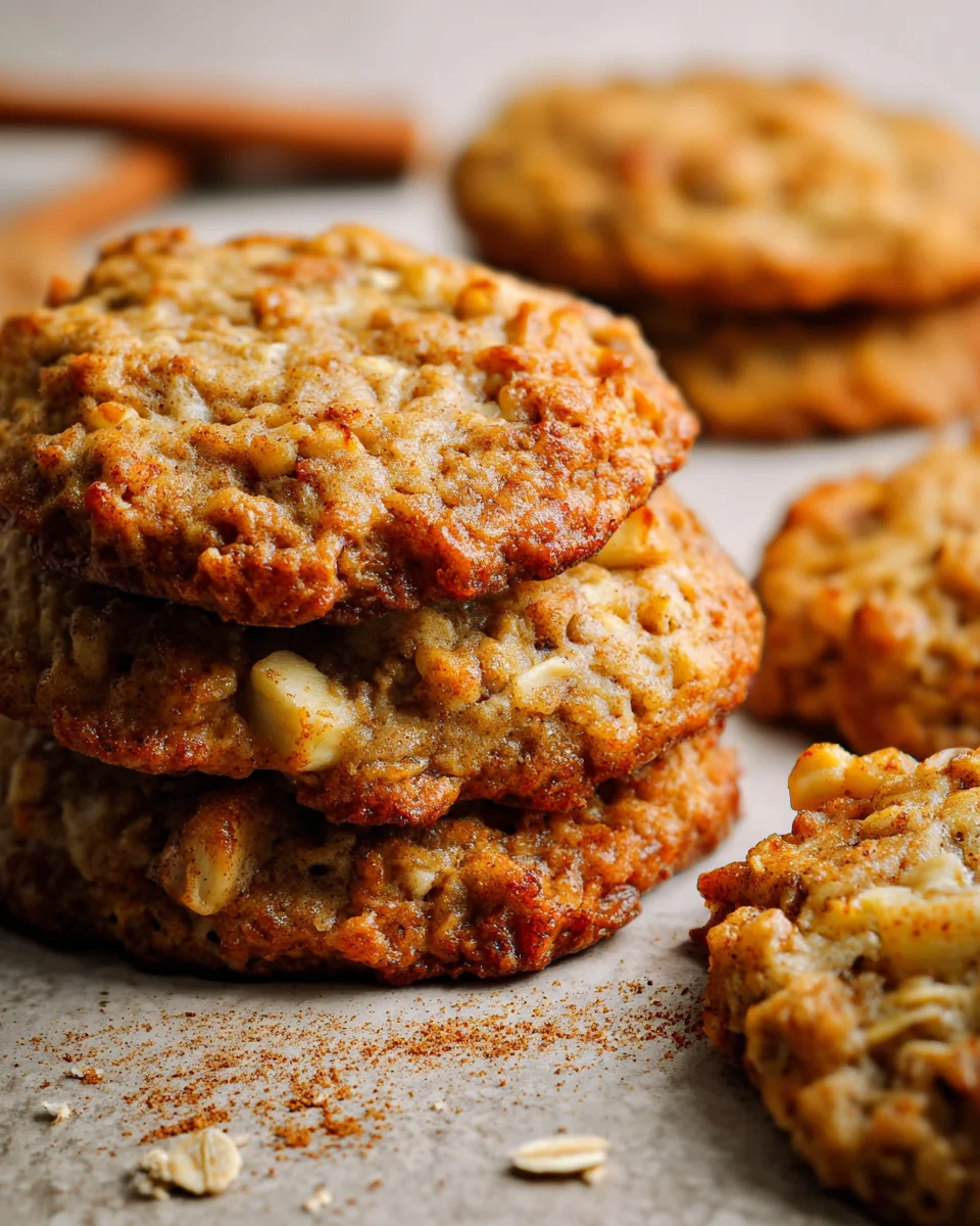 Apfel-Haferflocken-Kekse