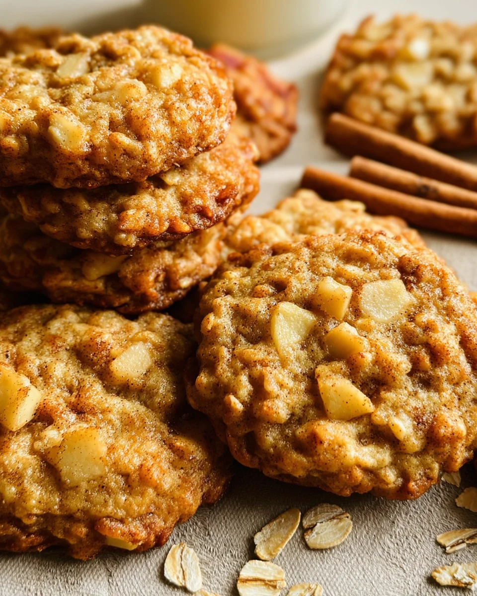 Apfel-Haferflocken-Kekse