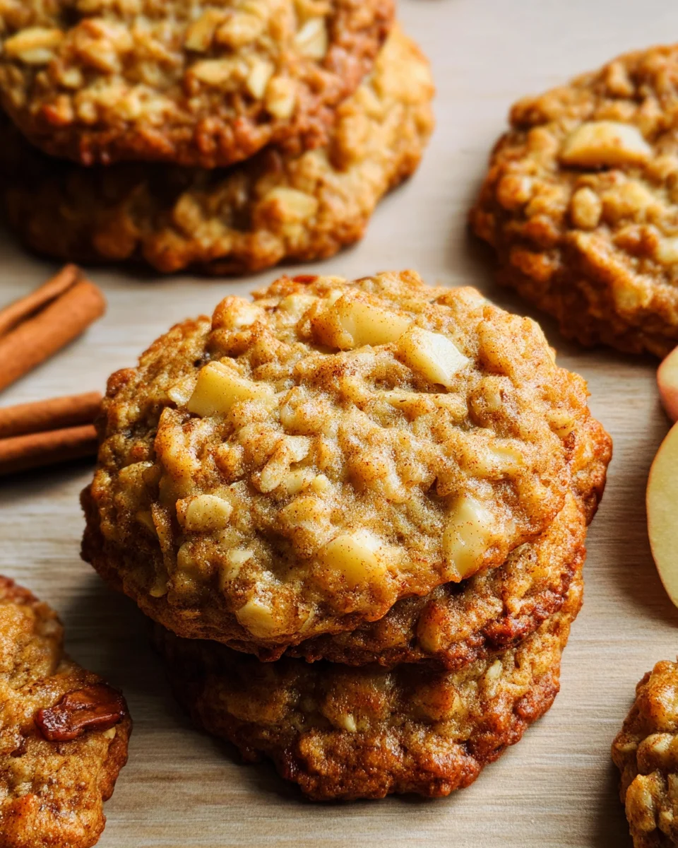 Apfel-Haferflocken-Kekse