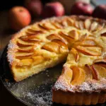 Apfelkuchen mit Pudding