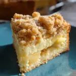 Apfelkuchen mit Vanillepudding und Streuseln