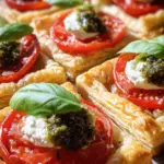 Blätterteig-Tomaten-Quadrate