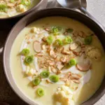 Blumenkohl-Cremesuppe mit Kartoffeln