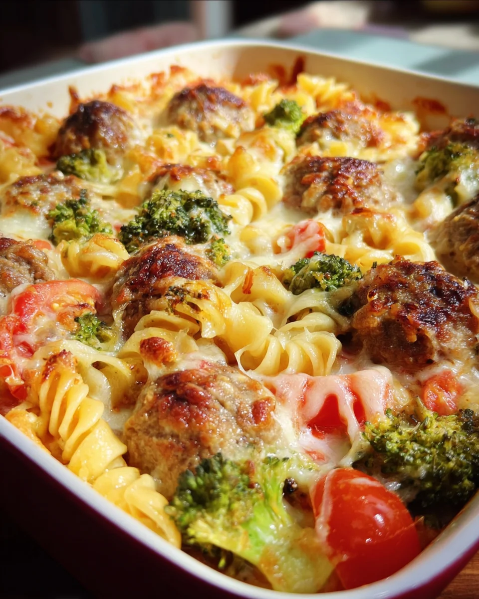 Broccoli-Nudelauflauf