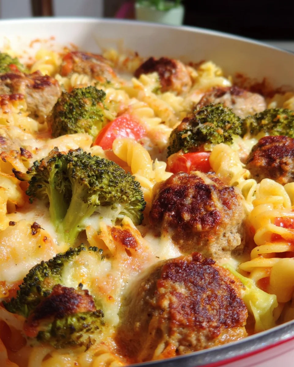 Broccoli-Nudelauflauf