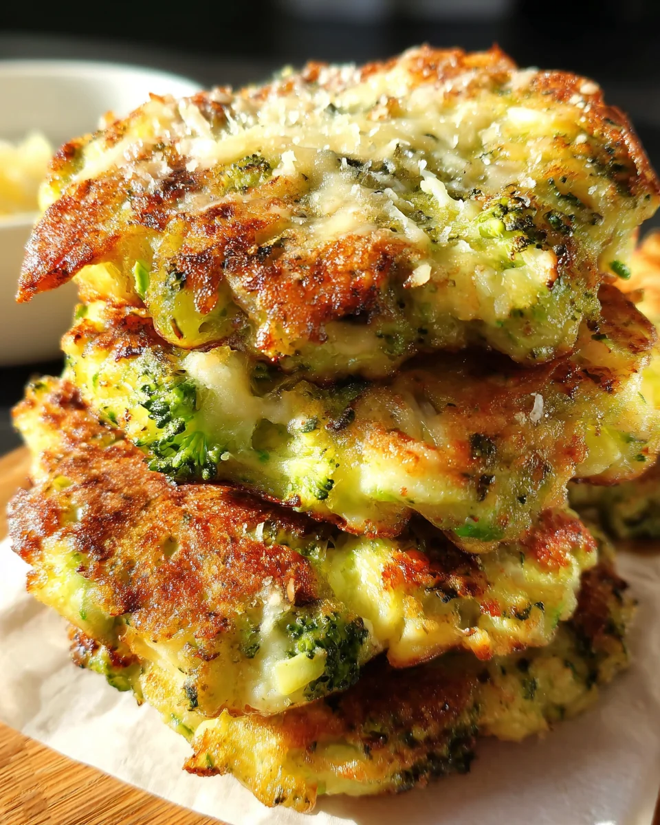 Brokkoli-Käse-Puffer