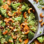 Brokkoli-Reis-Pfanne – schnelles & vegetarisches Rezept