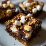 Brownie mit Marshmallows und Kekse (einfaches Rezept)
