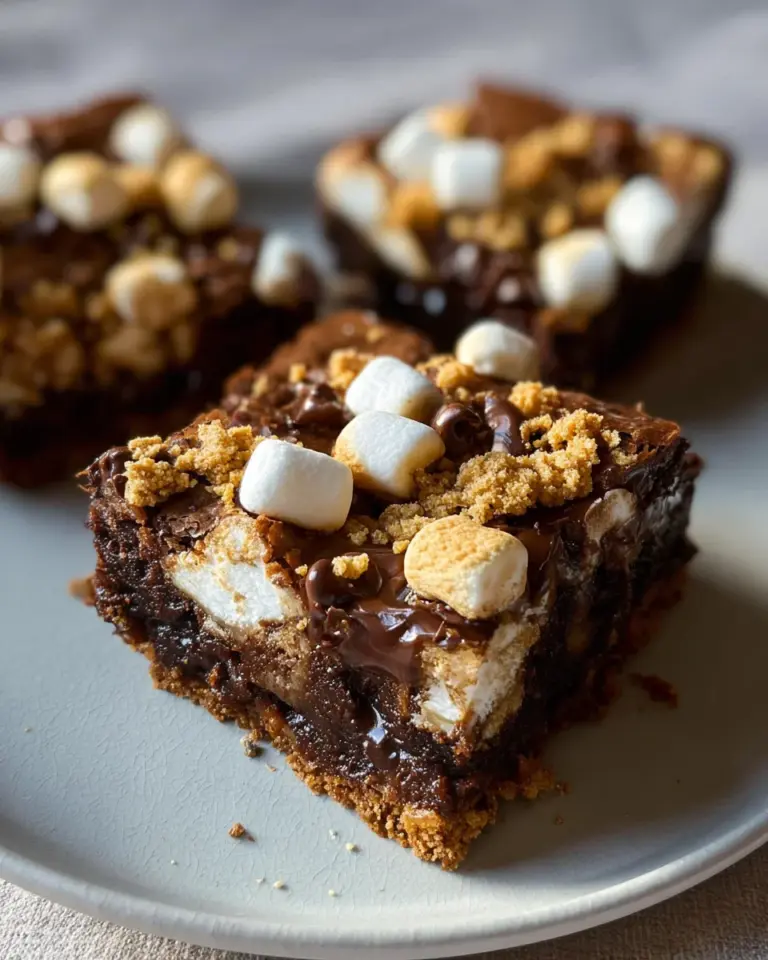 Brownie mit Marshmallows und Kekse (einfaches Rezept)