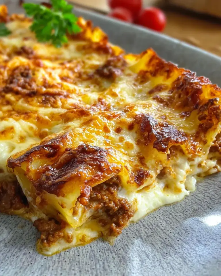 Cannelloni mit Hackfleischfüllung