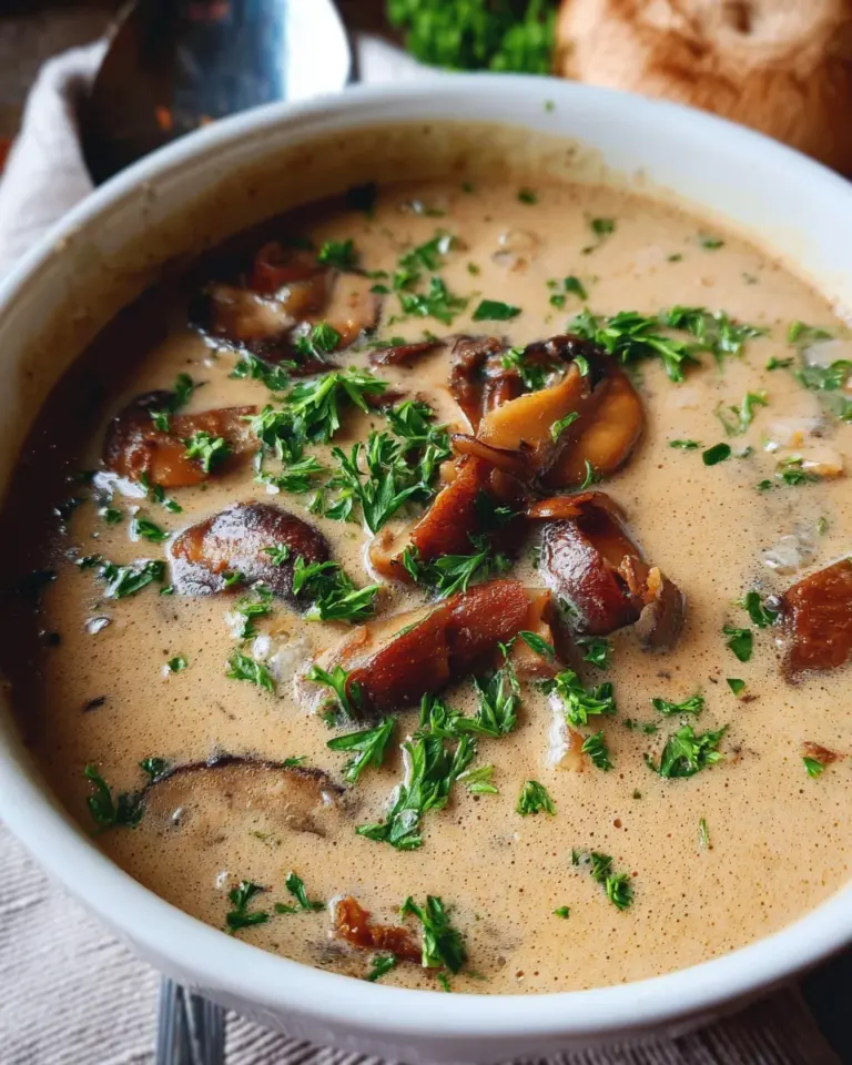 Champignonsuppe – ganz einfaches Rezept