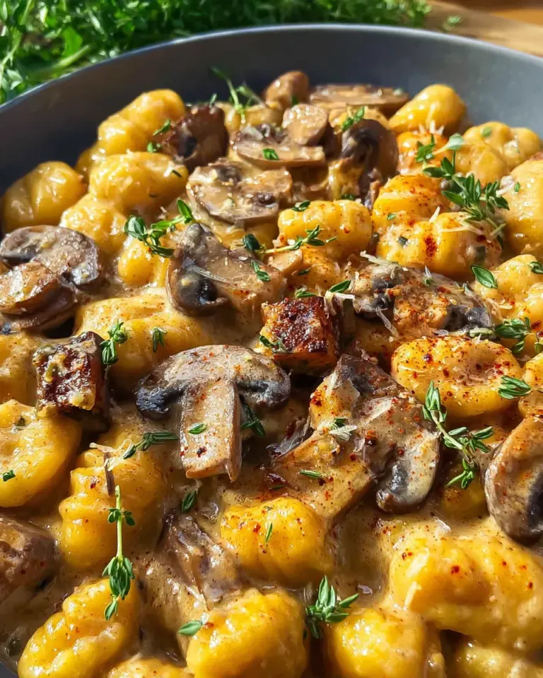 Cremige Gnocchi mit Pilzen: 25 Minuten Glück!
