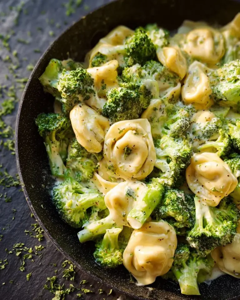 Cremige Tortellini Brokkoli Pfanne