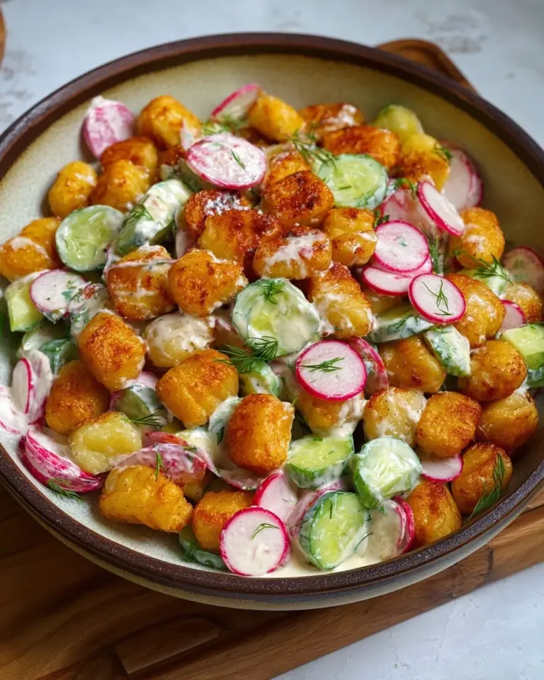 Crunchy Gnocchi Salat