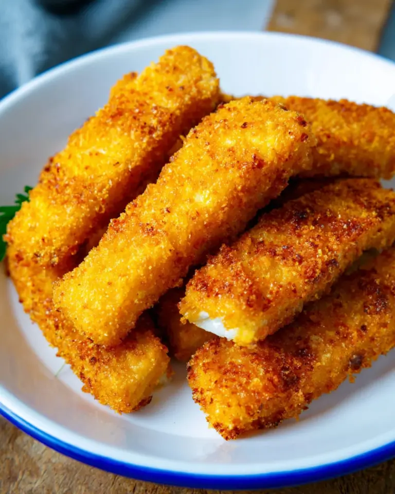 Fischstäbchen aus der Heißluftfritteuse