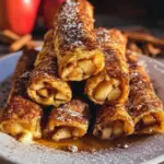 French Toast Roll-Ups mit Apfel-Zimt-Füllung (vegan)