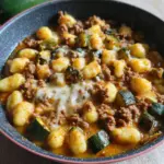 Gnocchi - Zucchini - Pfanne mit Hackfleisch