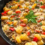 Gnocchi Pfanne mit Hackfleisch