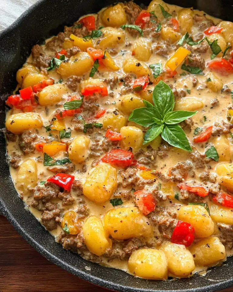 Gnocchi Pfanne mit Hackfleisch