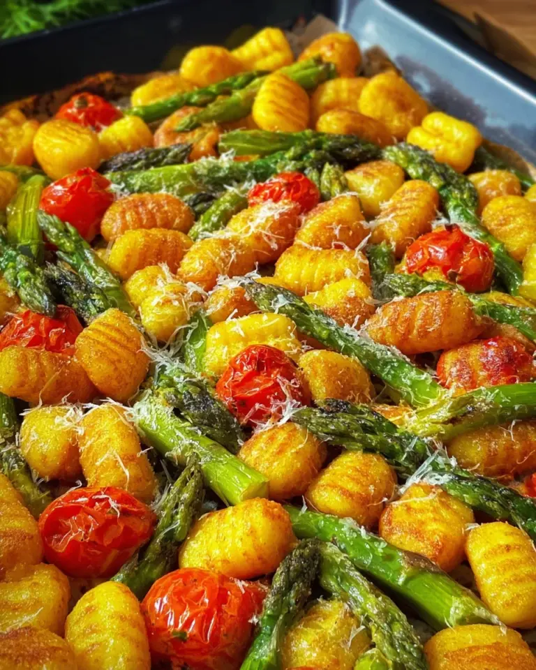 Gnocchi Spargel Blech