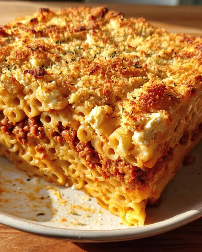 Griechischer Nudelauflauf Rezept