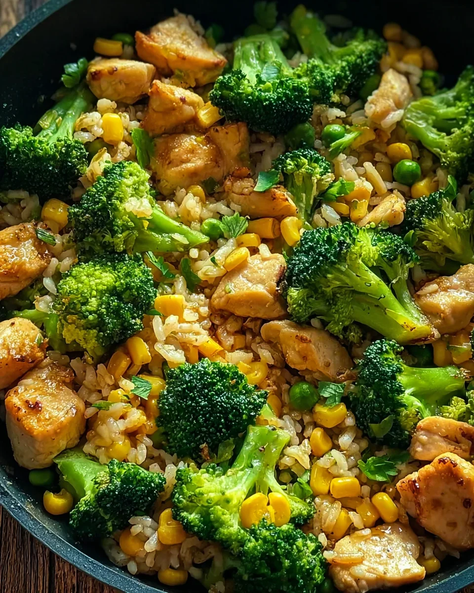 Hähnchen-Reis-Pfanne